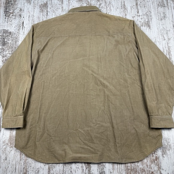 Vintage Looney Tunes Tweety Bird Corduroy Button Longsleeve Shirt Size XL - Picture 2 of 14